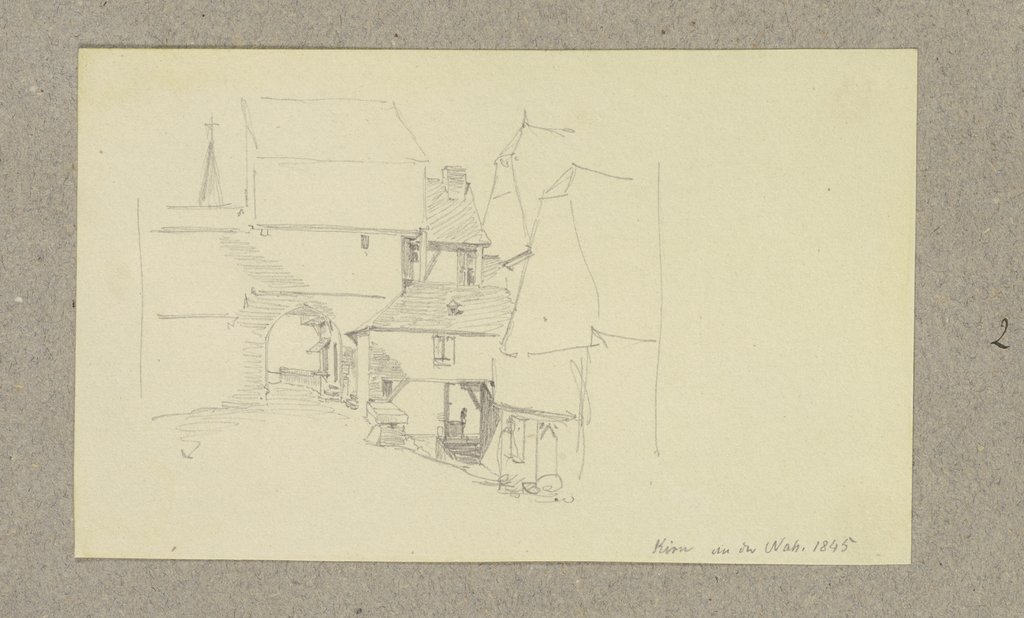 Group of buildings in Kirn, Carl Theodor Reiffenstein