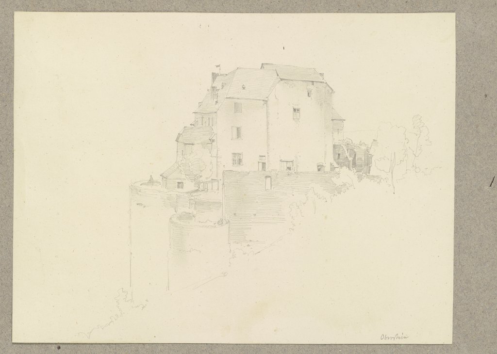 Schloss Oberstein (?), Carl Theodor Reiffenstein