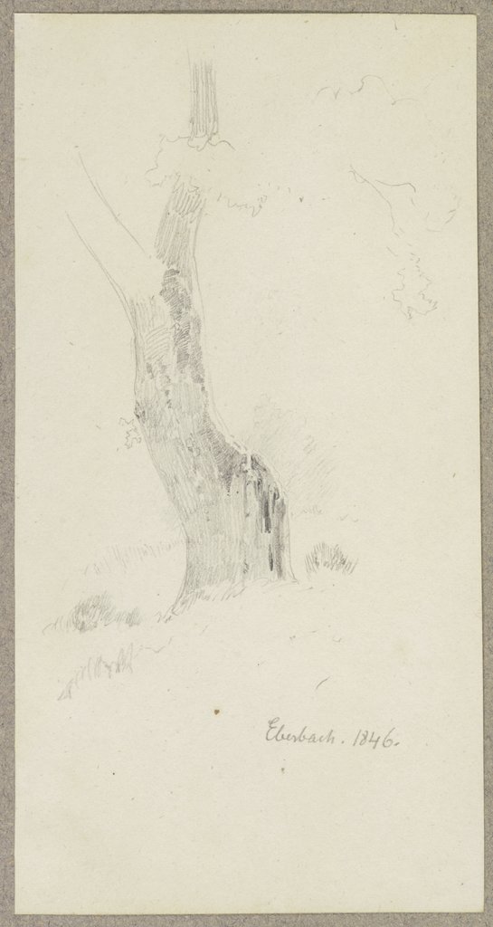 Tree near Eberbaach, Carl Theodor Reiffenstein