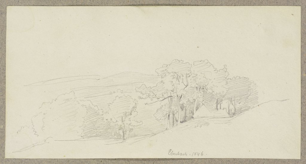 Landscape near Eberbach, Carl Theodor Reiffenstein