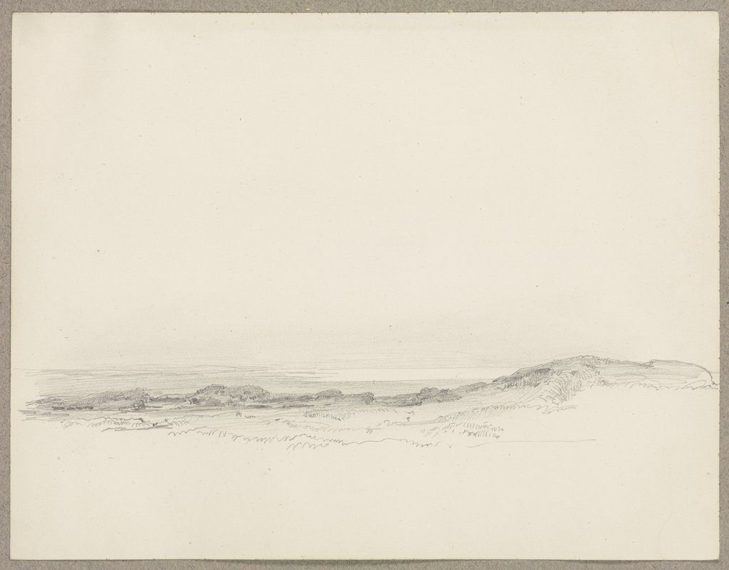 Dünenlandschaft bei Ostende, Carl Theodor Reiffenstein