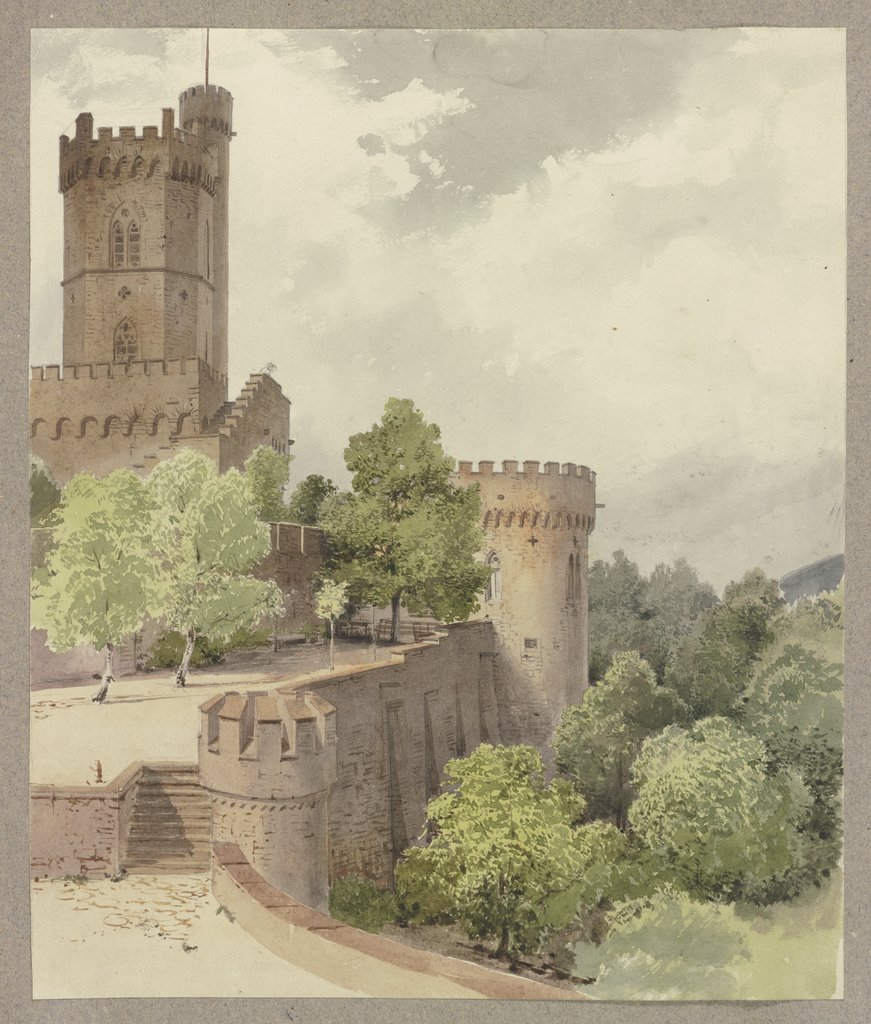 Ortenberg castle, Carl Theodor Reiffenstein