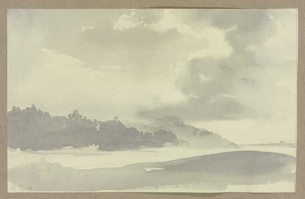 Landscape near Töplitz, Carl Theodor Reiffenstein