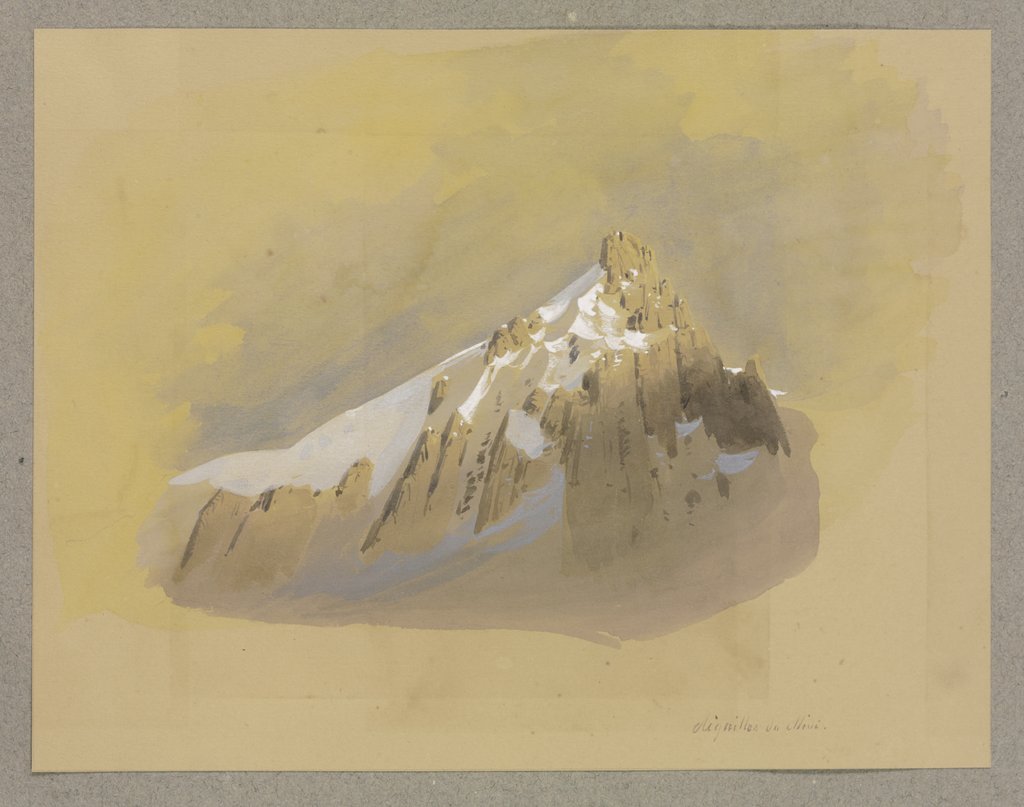 Aiguille du Midi, Carl Theodor Reiffenstein