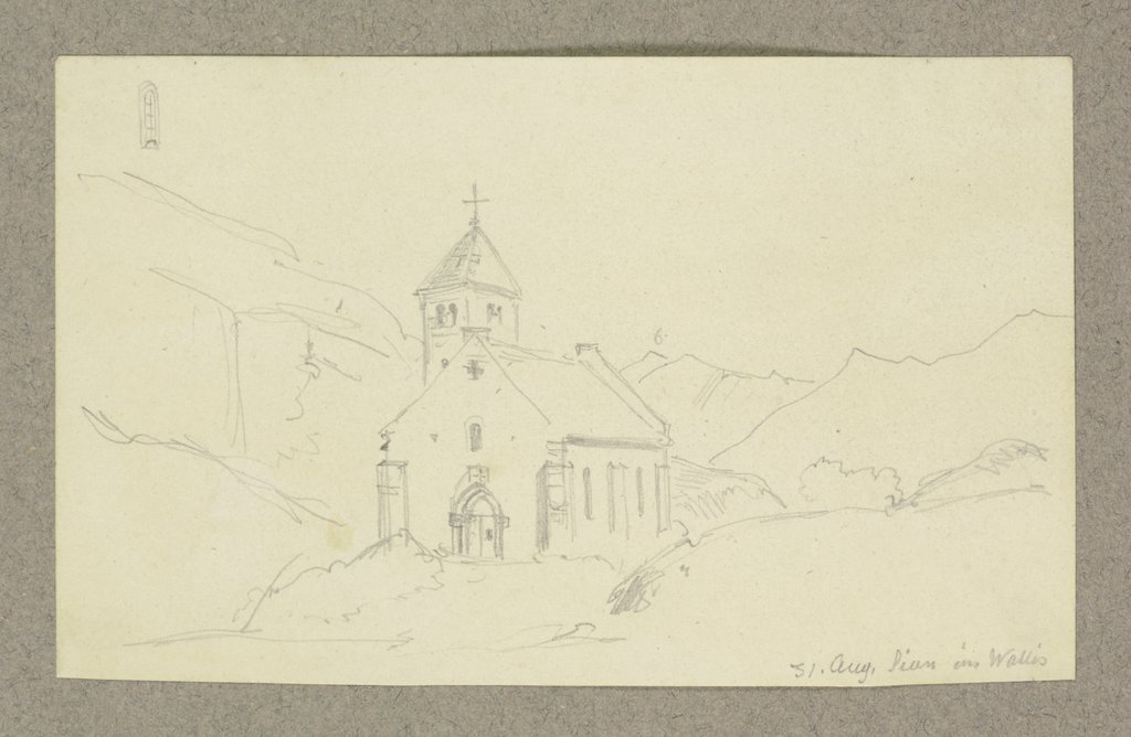 Church in Sitten, Carl Theodor Reiffenstein