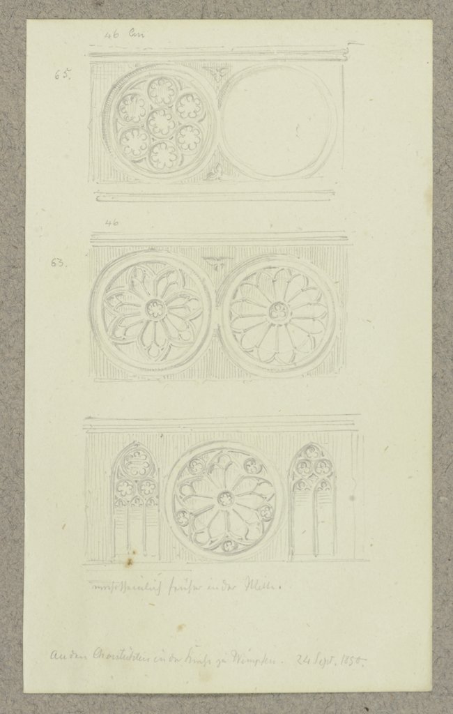 Details aus dem Chorgestühl der Stiftskirche St. Peter und Paul in Bad Wimpfen, Carl Theodor Reiffenstein