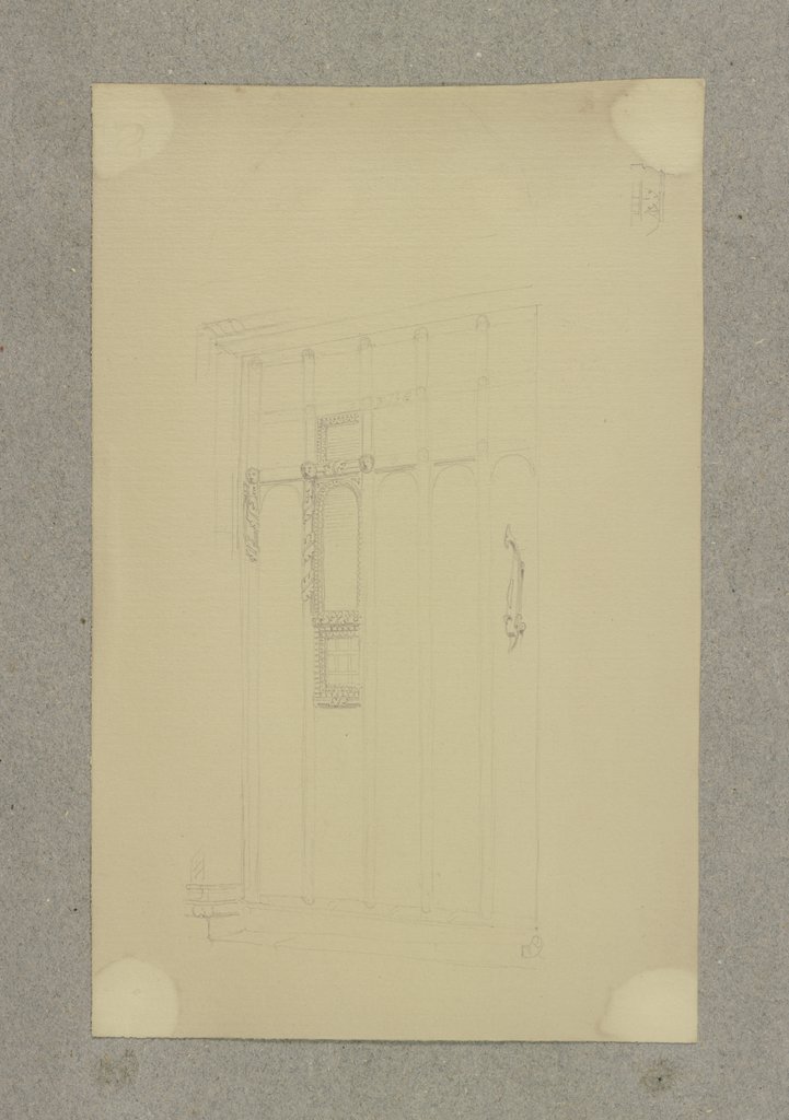 Portal in Venedig, Carl Theodor Reiffenstein