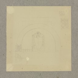 Reliefgeschmücktes Tympanon in Venedig, Carl Theodor Reiffenstein