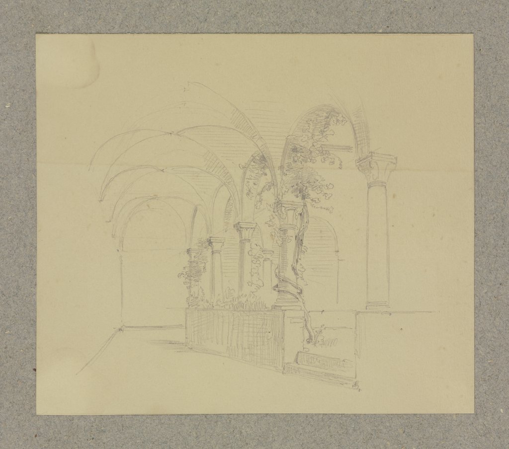 Cloister with tendrils, Carl Theodor Reiffenstein