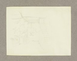 Terrace with pergola, Carl Theodor Reiffenstein