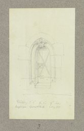 Portal der Herrgottskirche Creglingen, Carl Theodor Reiffenstein