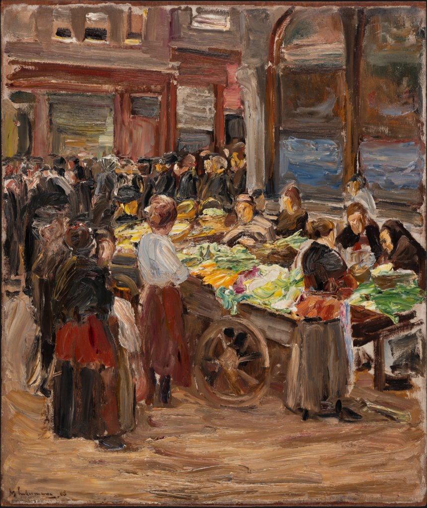 Jewish Street in Amsterdam, Max Liebermann