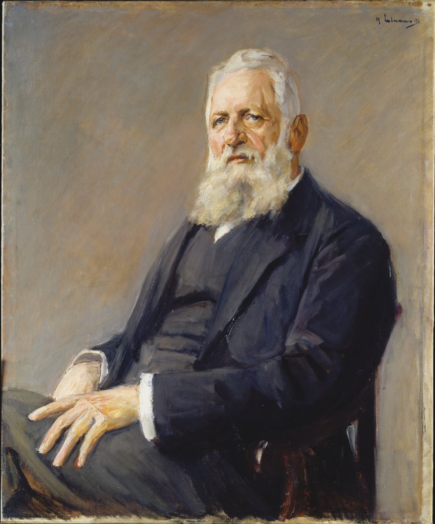 Portrait of Franz Adickes, mayor of Frankfurt, Max Liebermann