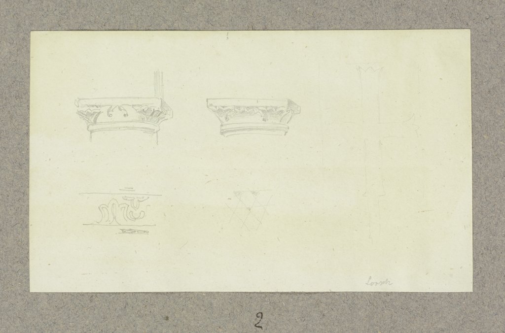 Capitals in Lorsch, Carl Theodor Reiffenstein