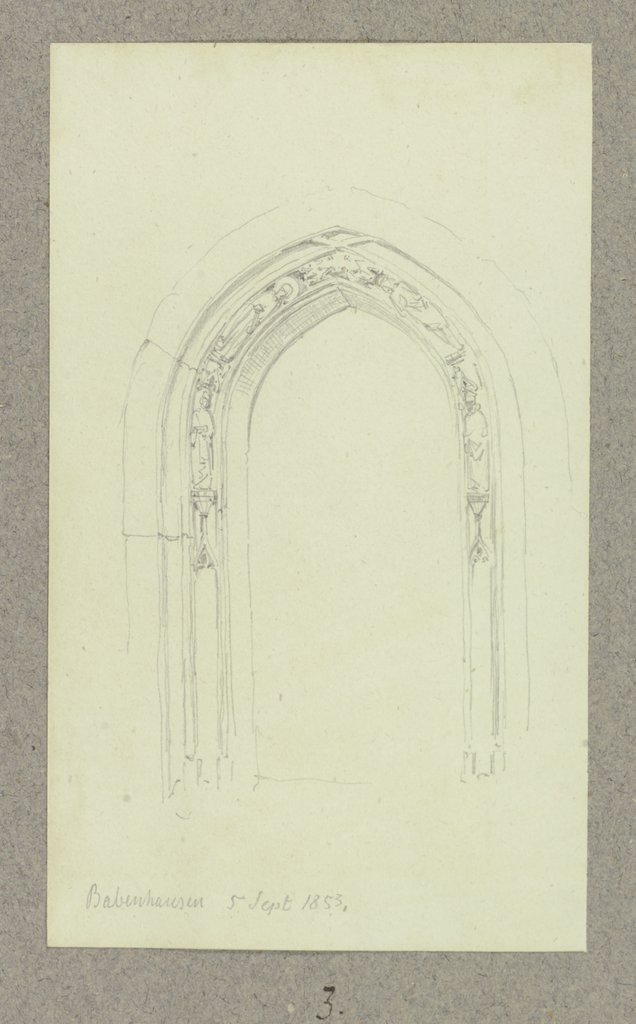 Portal in Babenhausen, Carl Theodor Reiffenstein