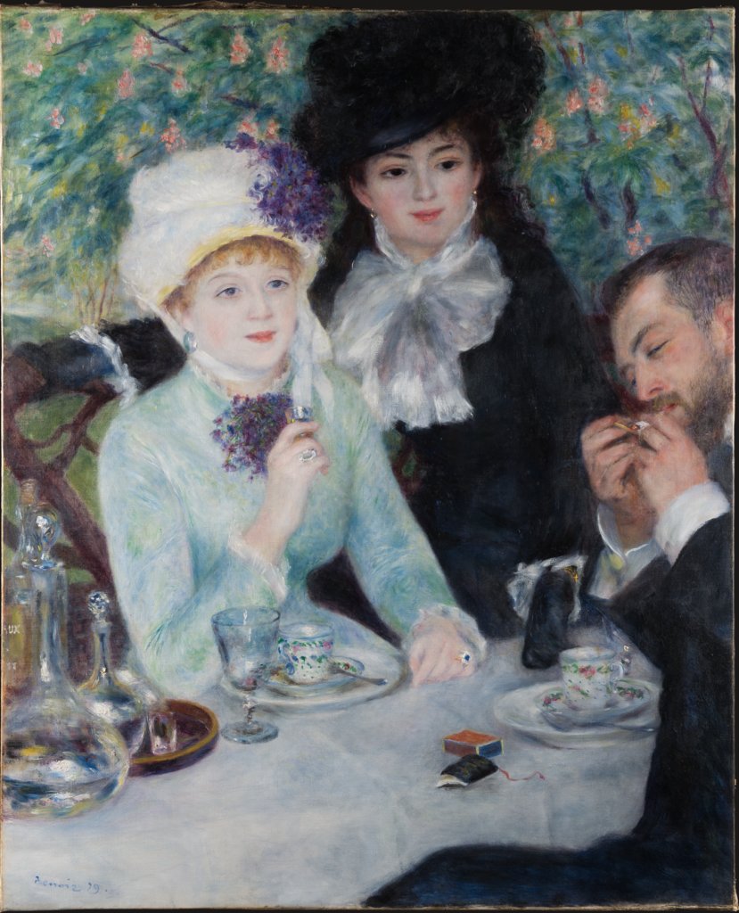 Nach dem Mittagessen (La fin du déjeuner), Auguste Renoir