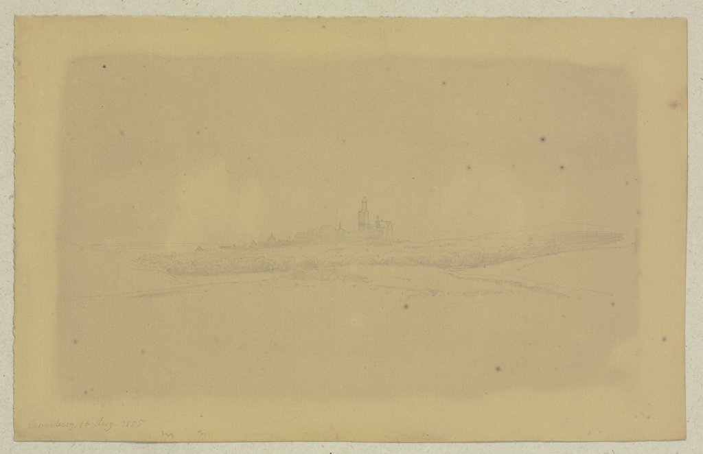 Kronberg with Kronberg castle, Carl Theodor Reiffenstein