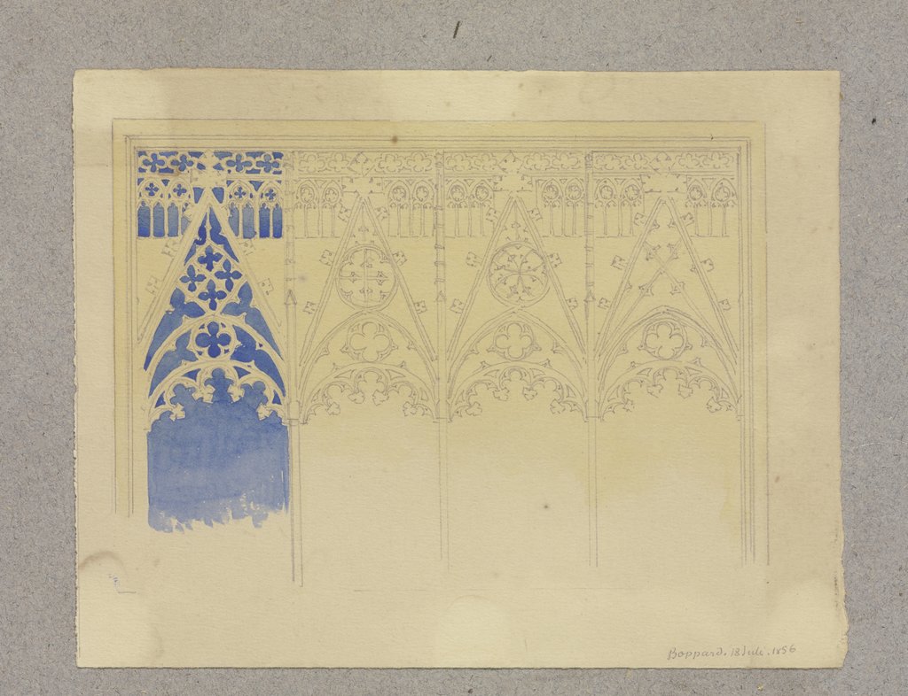 Tracery in Boppard, Carl Theodor Reiffenstein