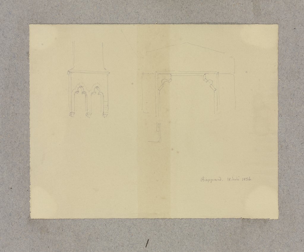 Architekturelemente in Boppard, Carl Theodor Reiffenstein