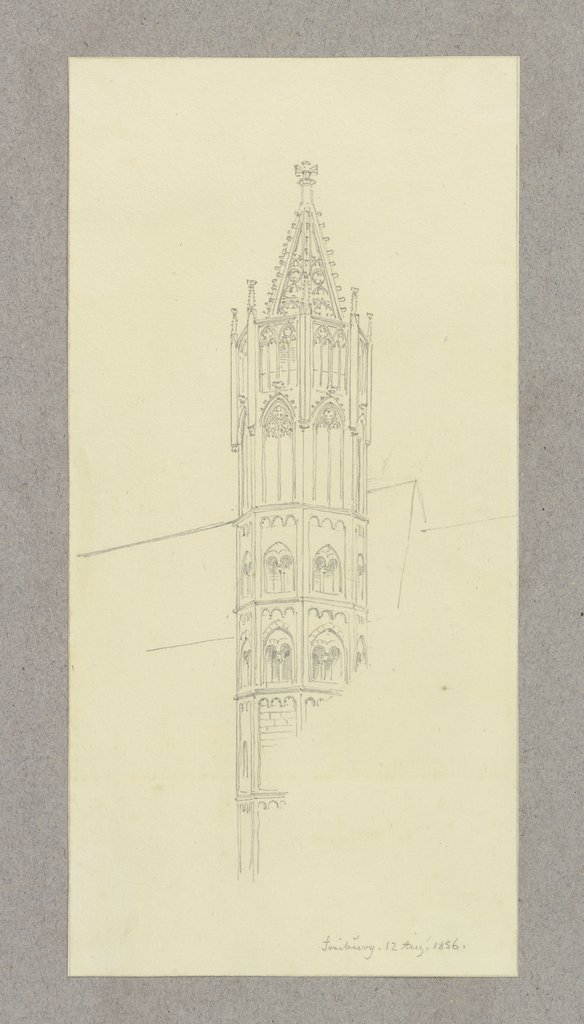 Chorflankenturm des Freiburger Münsters, Carl Theodor Reiffenstein