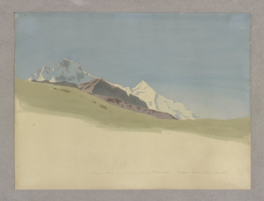 Eiger, Mönch and Jungfrau, Carl Theodor Reiffenstein