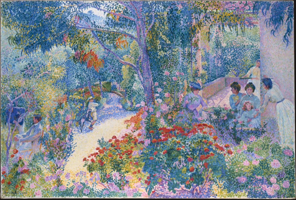 Nachmittag im Garten, Henri Edmond Cross