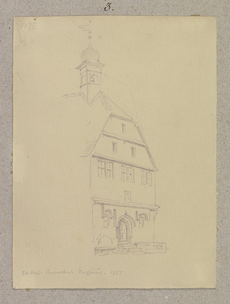 Town hall in Amorbach, Carl Theodor Reiffenstein