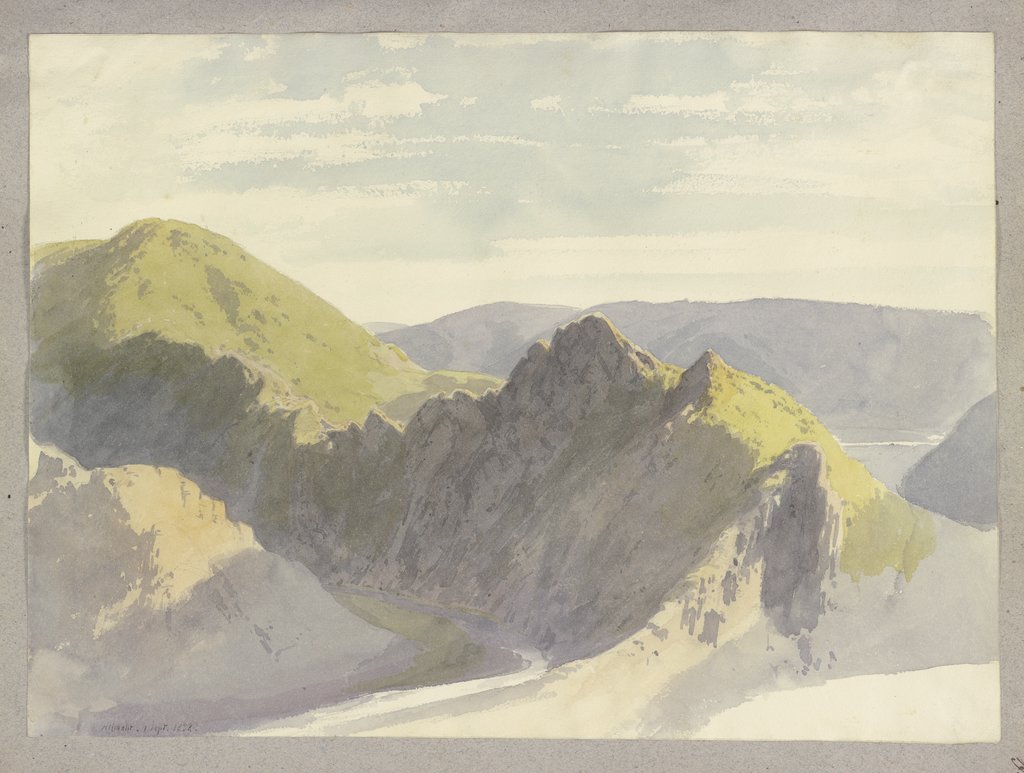 The Ahr Valley near Altenahr, Carl Theodor Reiffenstein