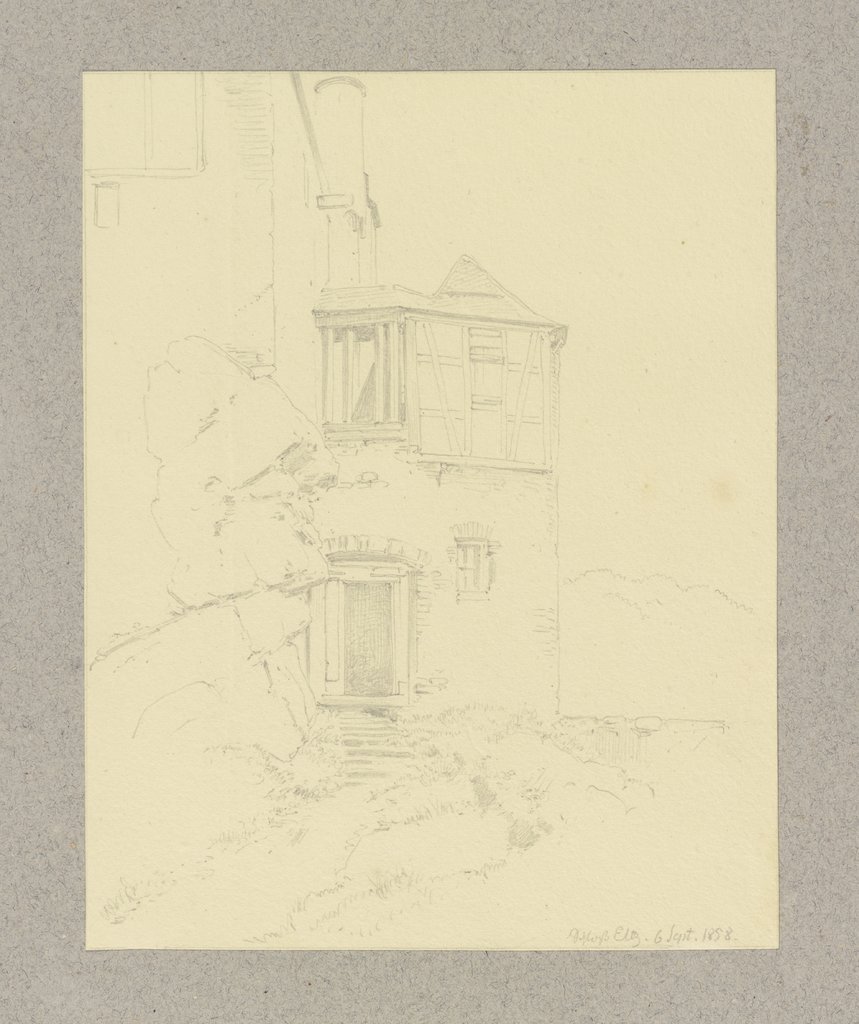 Outbuilding of Eltz castle, Carl Theodor Reiffenstein