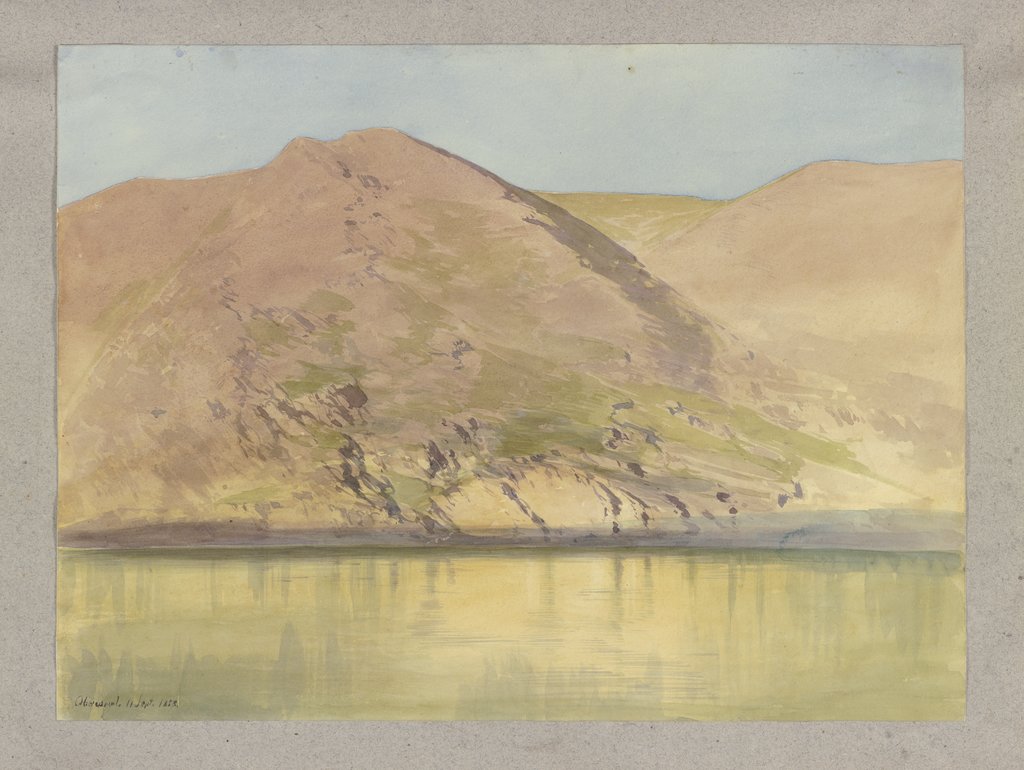 Rhine Valley near Oberwesel, Carl Theodor Reiffenstein