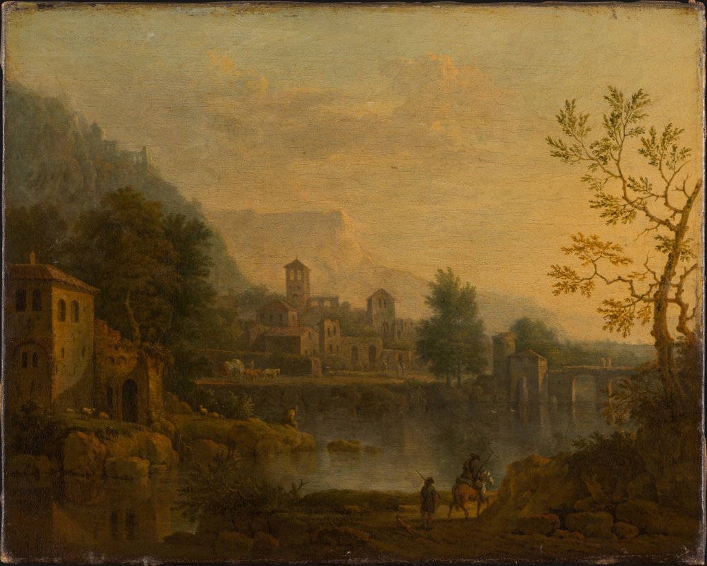 Italian Landscape, Jan van Huysum