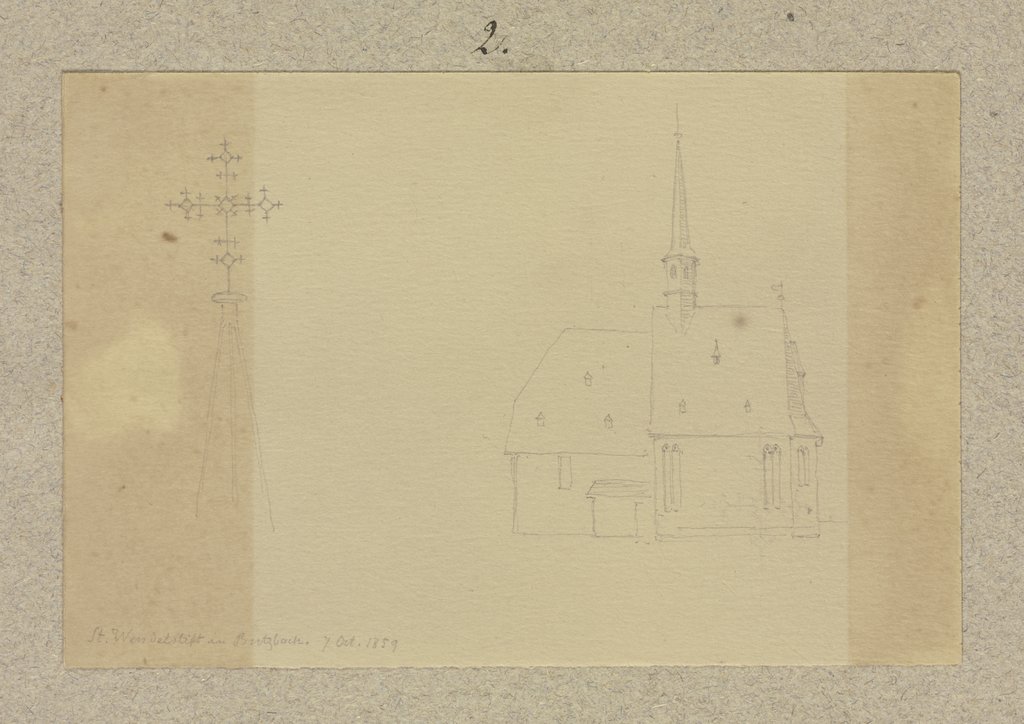 Abbey church in Buchbach, Carl Theodor Reiffenstein