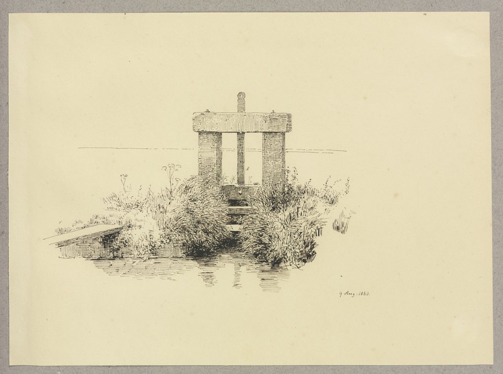 Hölzerne Schleuse, Carl Theodor Reiffenstein