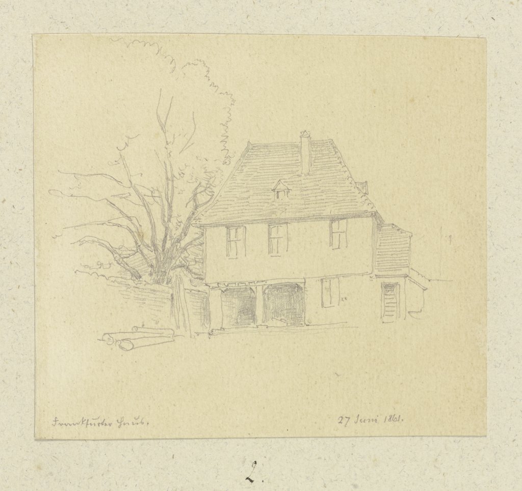 House in Frankfurt on the Main, Carl Theodor Reiffenstein