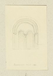 Romanisches Biforium in Bacharach, Carl Theodor Reiffenstein