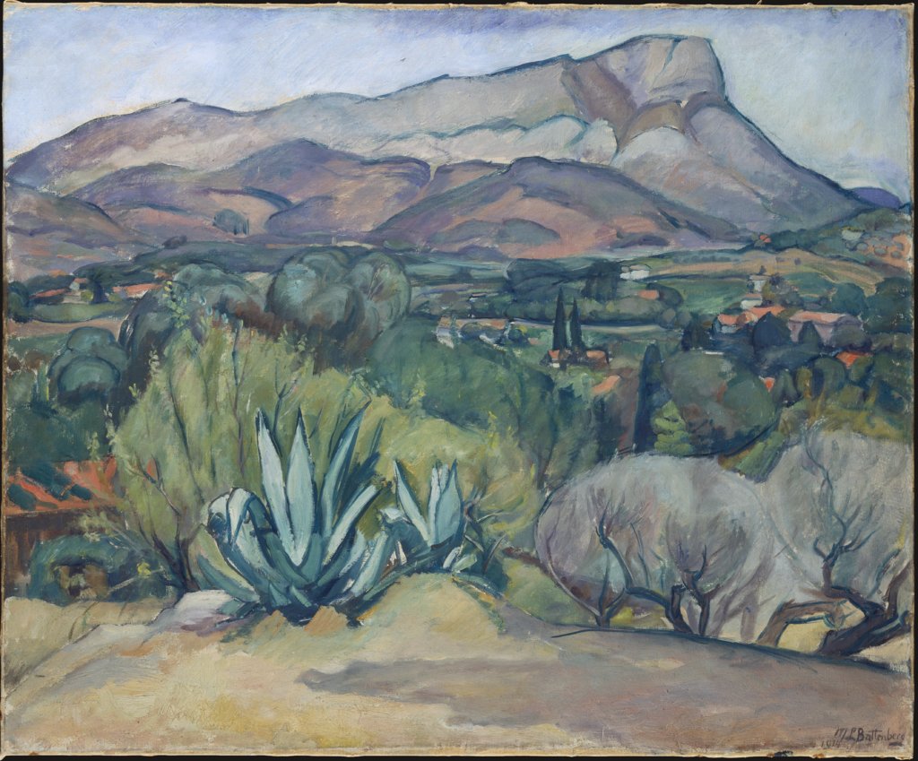 Landschaft aus der Provence, Mathilde Battenberg