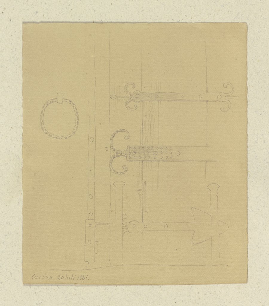 Door mounting in Karden, Carl Theodor Reiffenstein