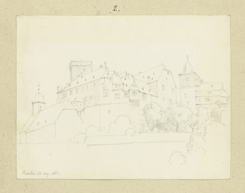 Runkel castle, Carl Theodor Reiffenstein