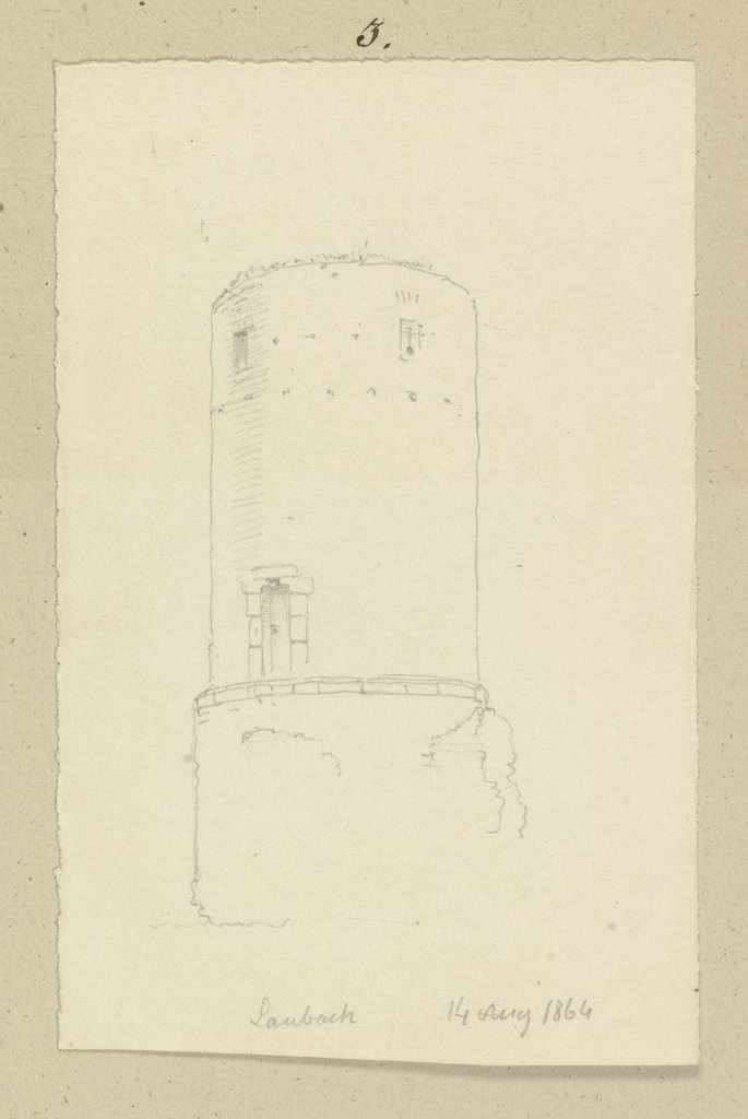 Rundturm in Laubach, Carl Theodor Reiffenstein