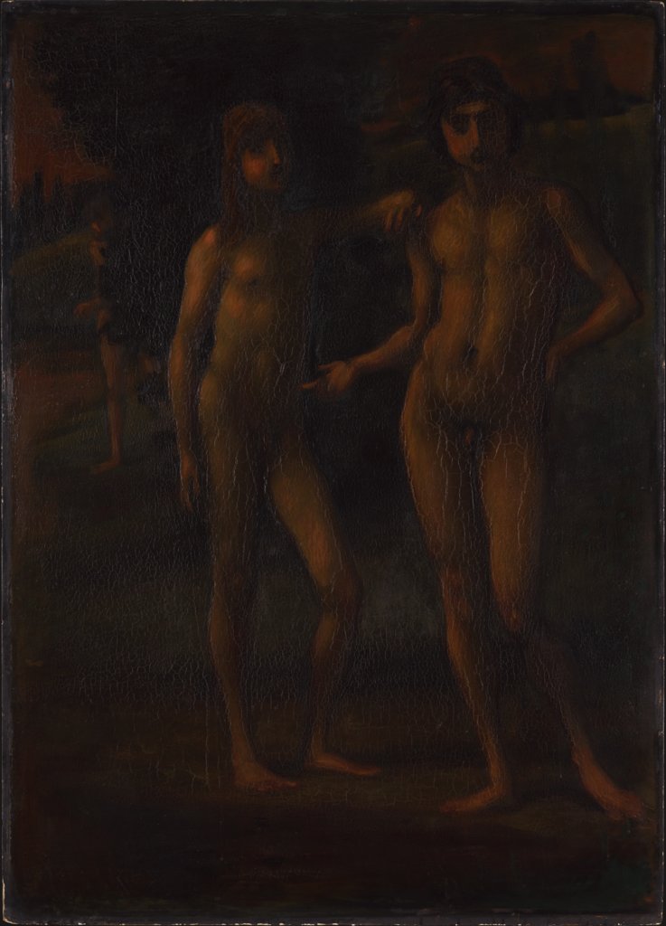 Youths in a Landscape ("Two Youths"), Hans von Marées