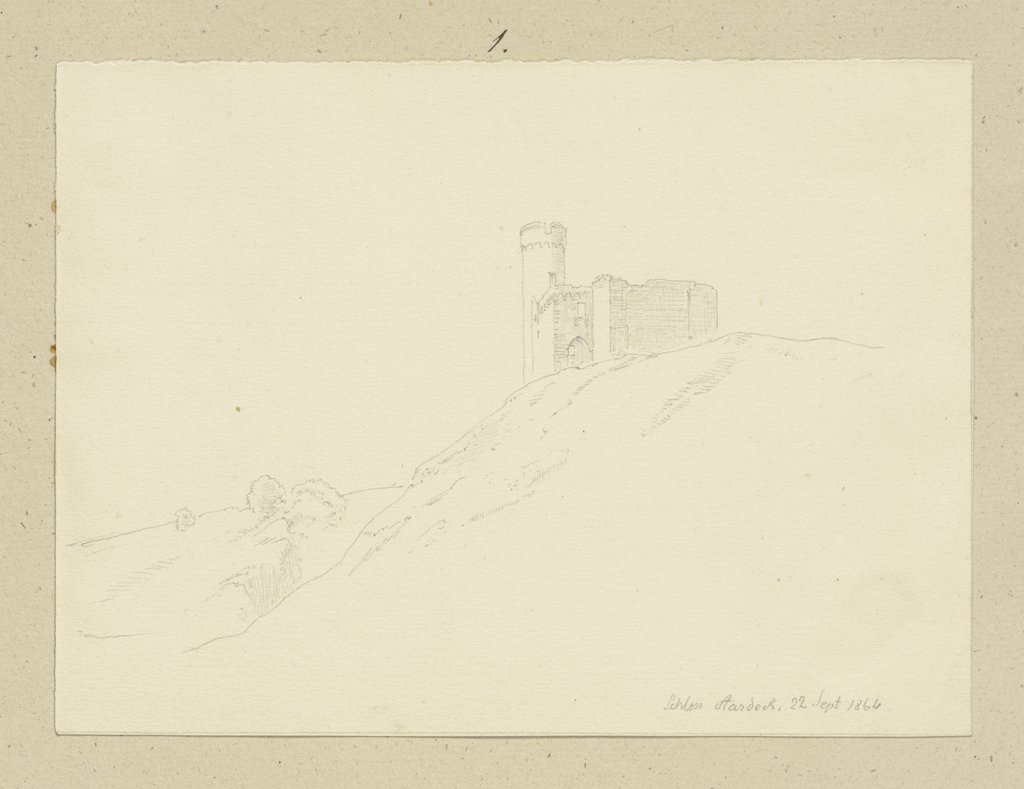 Ardeck castle ruins, Carl Theodor Reiffenstein