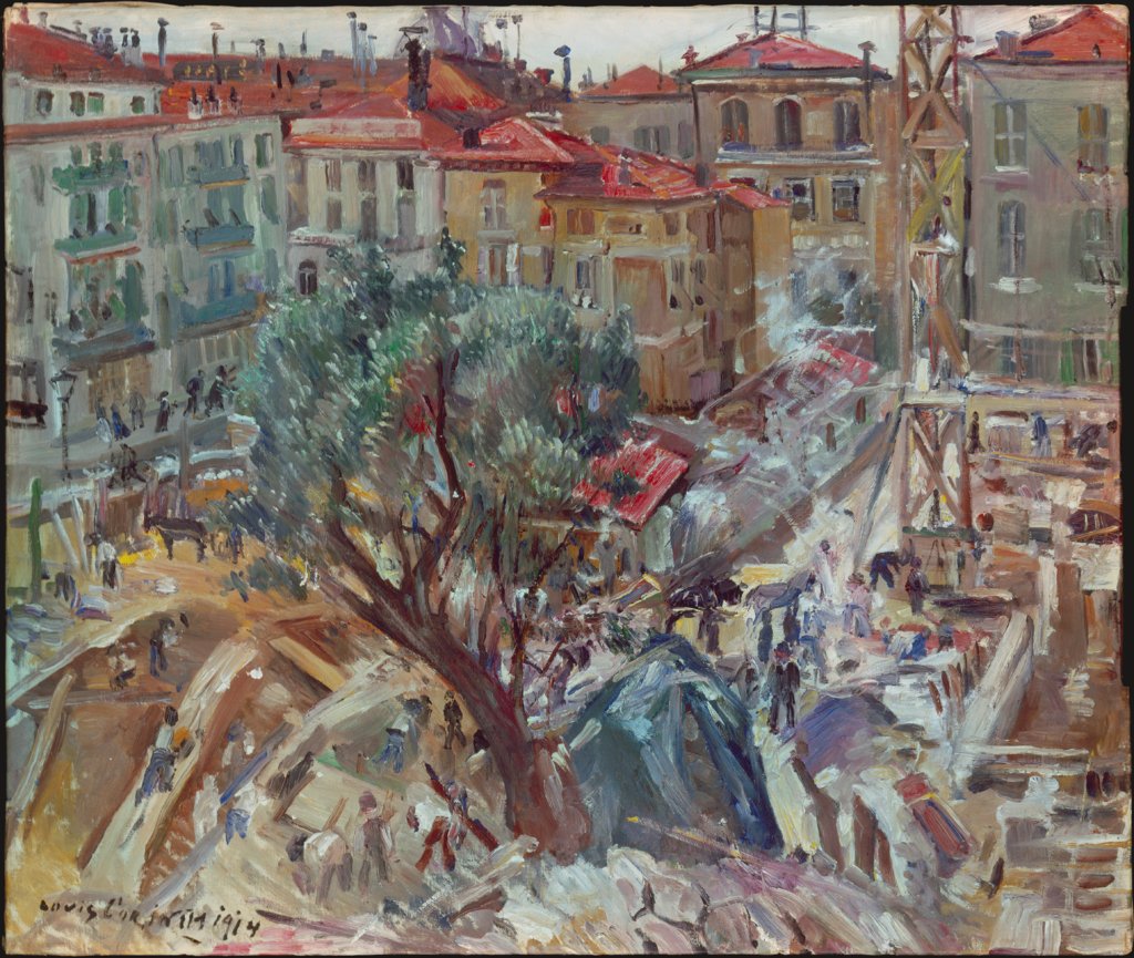 New Building in Monte Carlo, Lovis Corinth