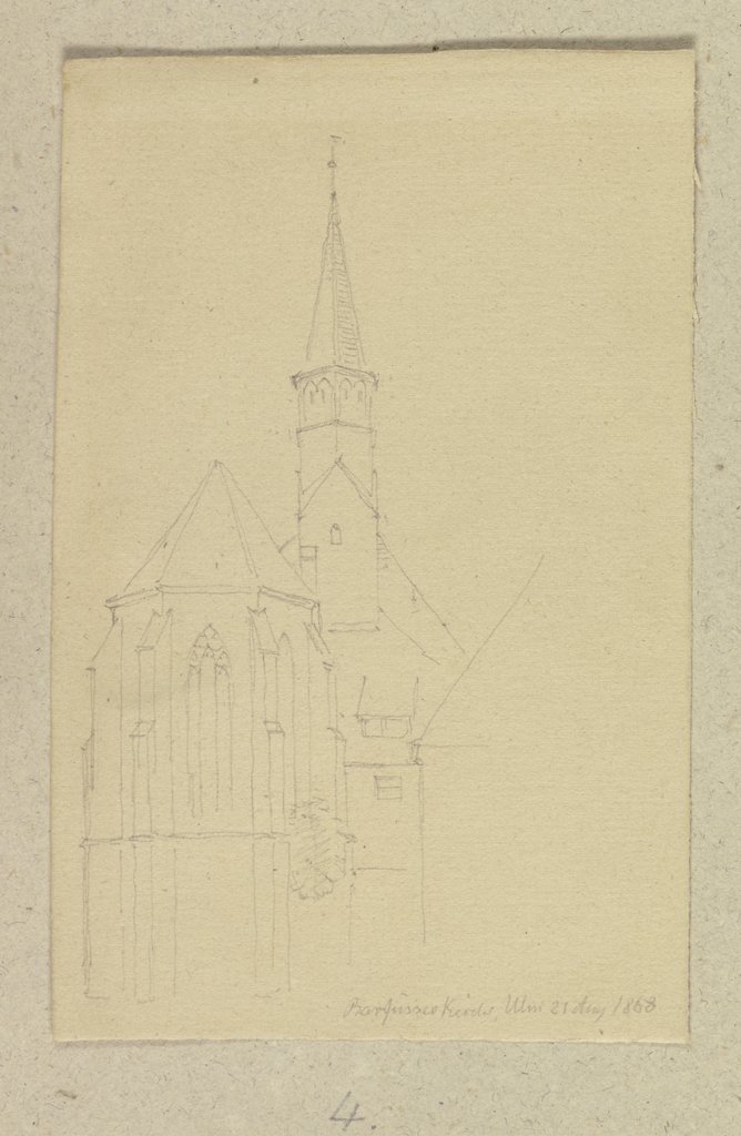 Barfüßer church in Ulm, Carl Theodor Reiffenstein