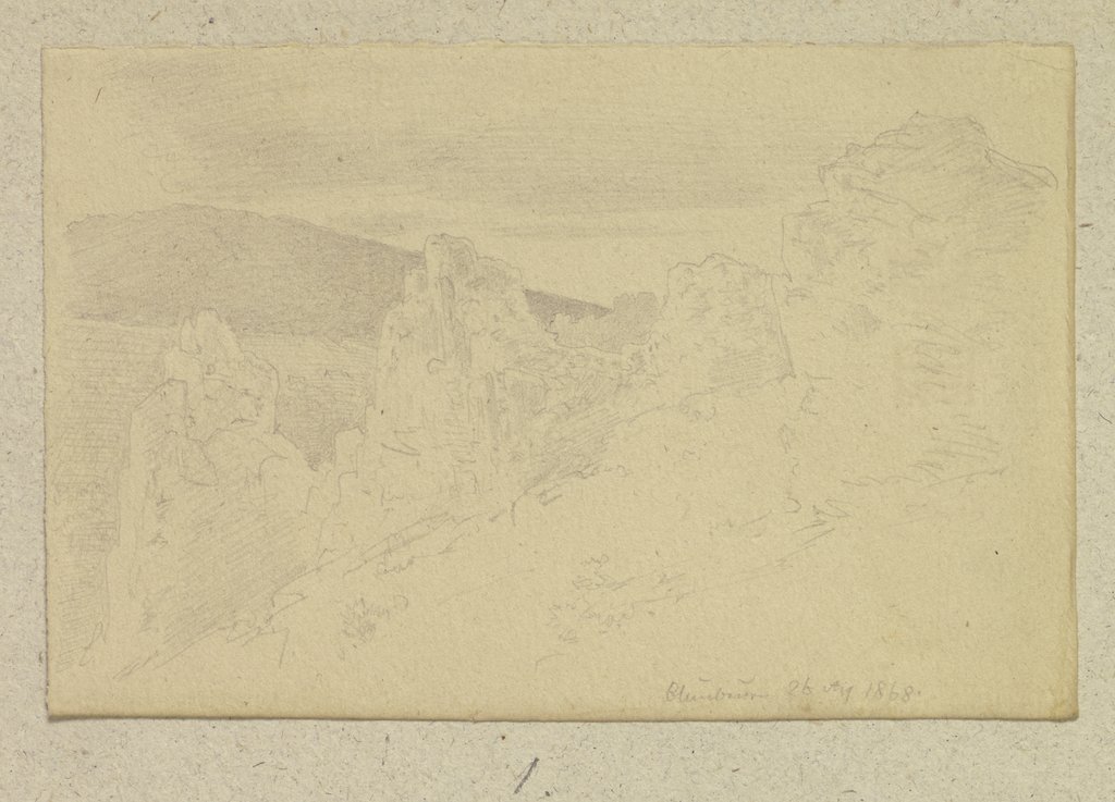 Ridge near Blaubeuren, Carl Theodor Reiffenstein