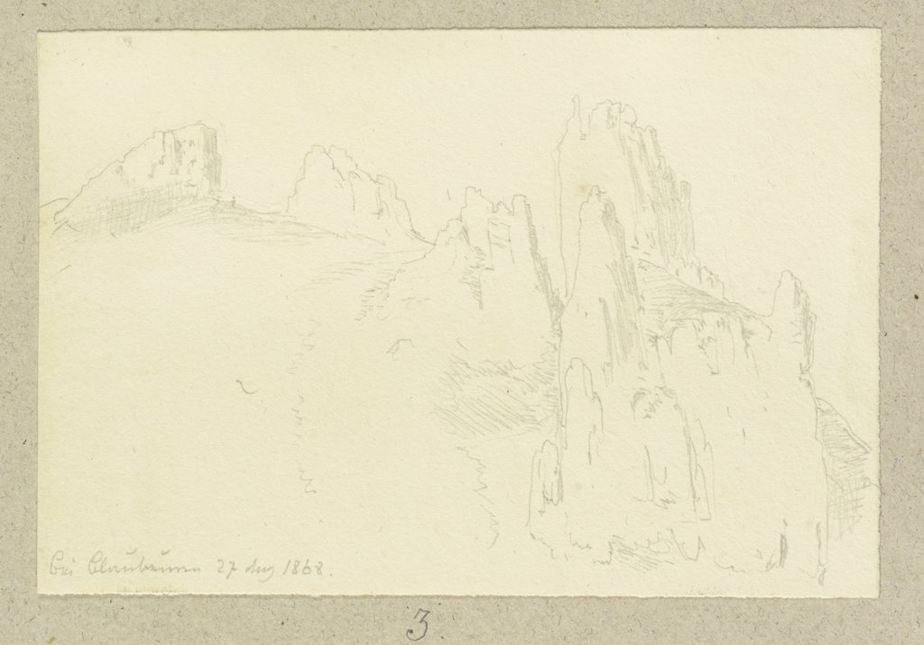 Ridge near Blaubeuren, Carl Theodor Reiffenstein