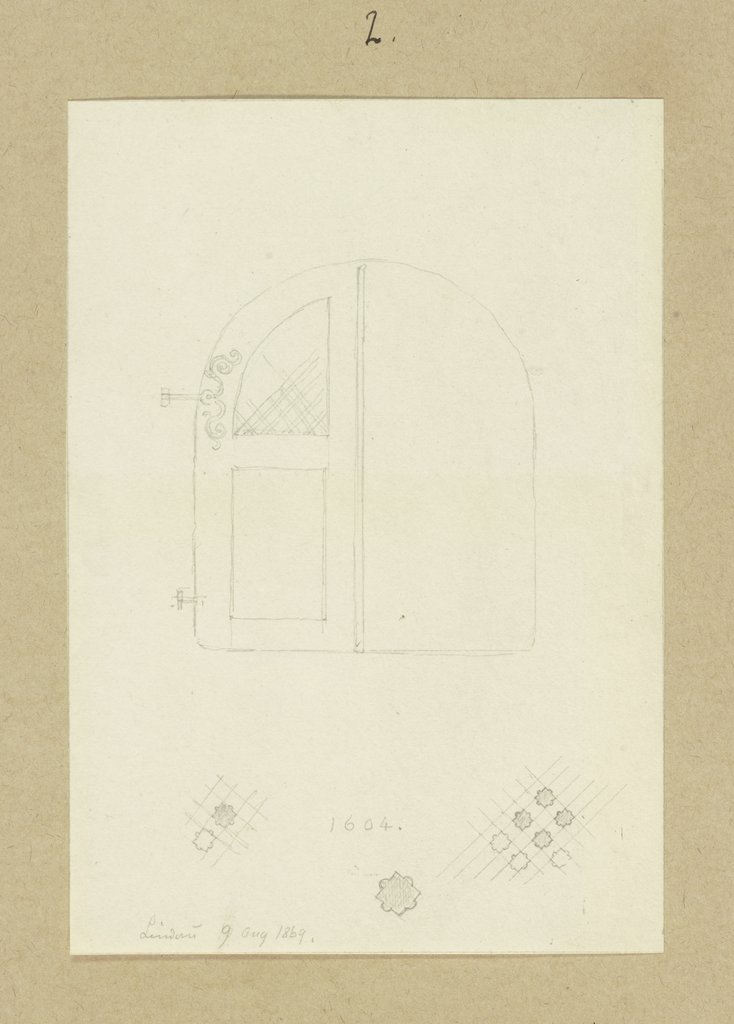 Fensterläden und Muster in Lindau, Carl Theodor Reiffenstein