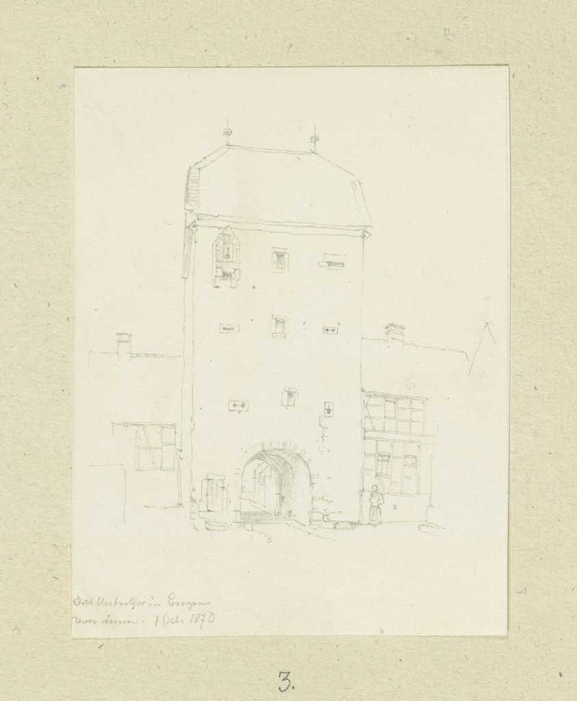 Das Untertor in Frankfurt-Bergen-Enkheim, Carl Theodor Reiffenstein