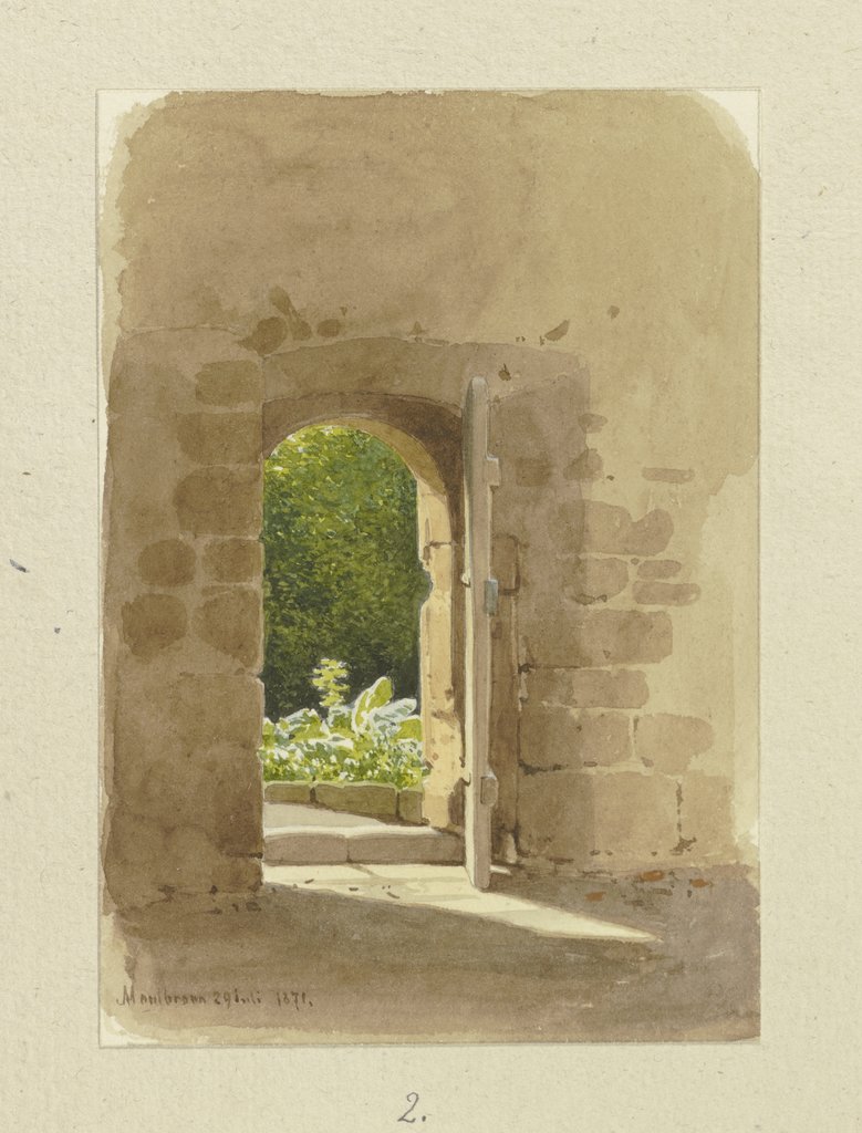 Portal in Maulbronn, Carl Theodor Reiffenstein