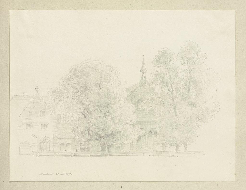 Maulbronn monastery, Carl Theodor Reiffenstein