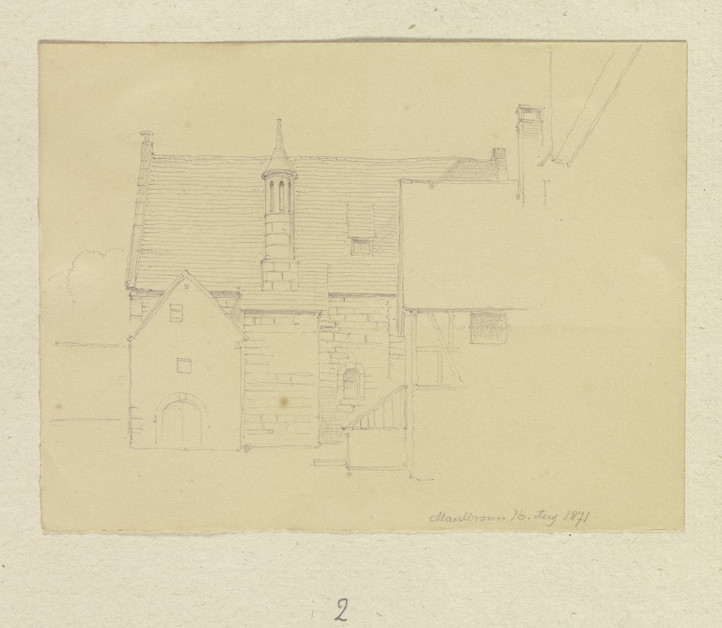 Partie des Klosters Maulbronn, Carl Theodor Reiffenstein